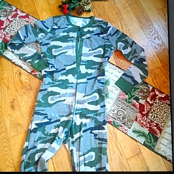 RED UNION SUIT DISTRESSED UNISEX VINTAGE Long Johns - Picture 8 of 16